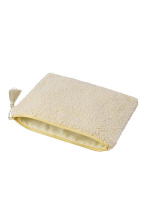 Make-up bag teddy smiley lila - Afbeelding 2