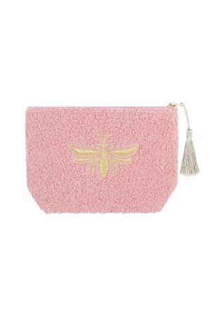 Make-up bag teddy bee lichtroze - Afbeelding 4
