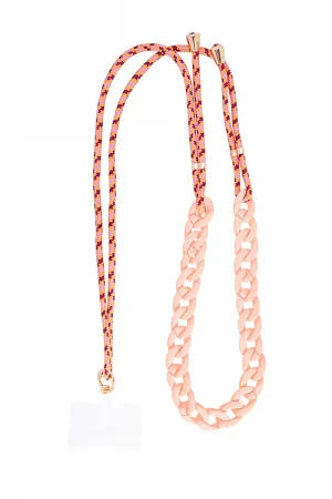 Phone cord ringen - peach