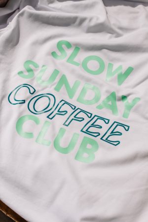 T-shirt slow coffee munt/donkergroen - Afbeelding 3