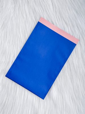 Cadeauzakje m: blauw / 3 stuks