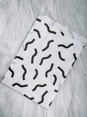 Cadeauzakje l: strepen / 3 stuks
