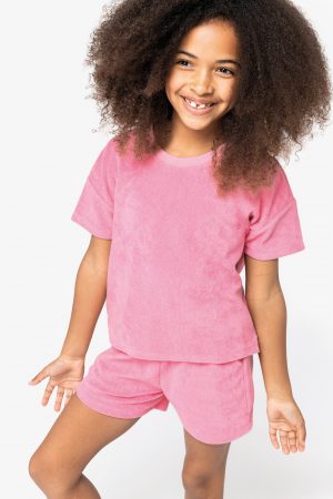 Badstof meisjes-T-shirt