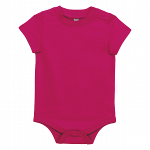 Fushia romper korte mouwen