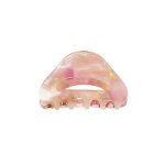 Hairclip driehoek klein roze