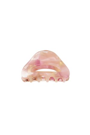 Hairclip driehoek klein roze