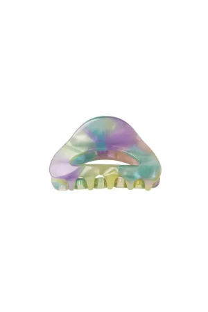 Hairclip driehoek klein blauw