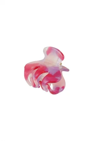 Hairclip curl klein paars