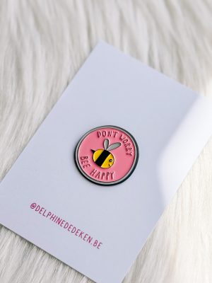 Pin bee happy