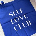 Totebag self love club kobalt