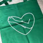 Totebag selflove groen