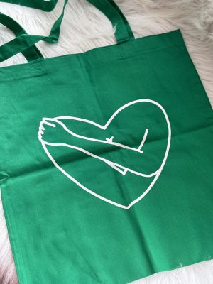 Totebag selflove groen