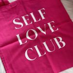Totebag self love club fushia