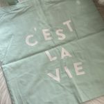 Totebag c'est la vie munt