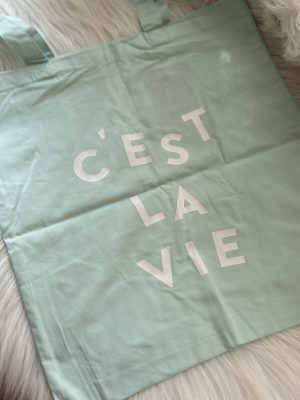 Totebag c'est la vie munt
