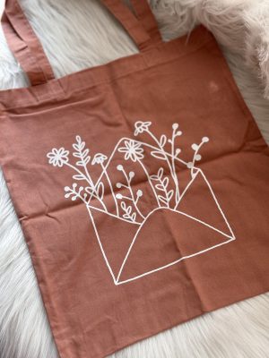 Totebag enveloppe nude