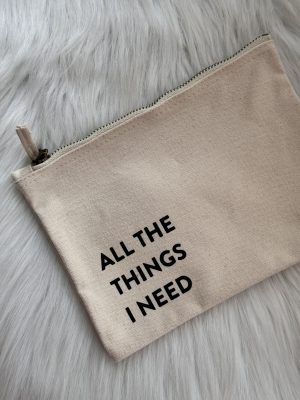 Zakje medium: all the things zwart