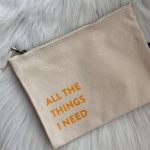 Zakje medium: all the things geel