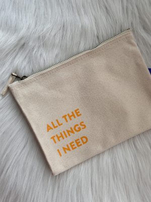 Zakje medium: all the things geel