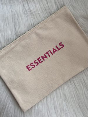 Zakje large: essentials roze