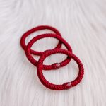 Haarrekker / armbandje bordeaux