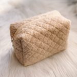 Make-up bag teddy beige