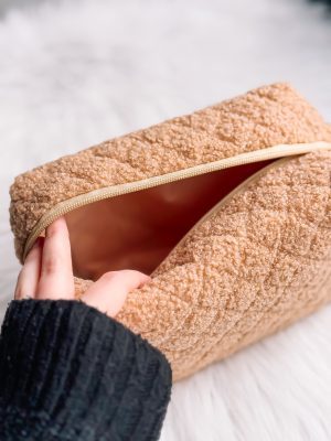Make-up bag teddy beige - Afbeelding 2