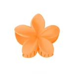 Hairclip bloem groot oranje