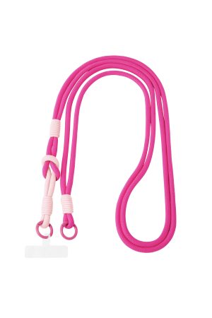 Lange telefoonkoord roze