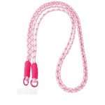 Lange telefoonkoord roze patroon