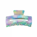 Hairclip medium blauw/groen