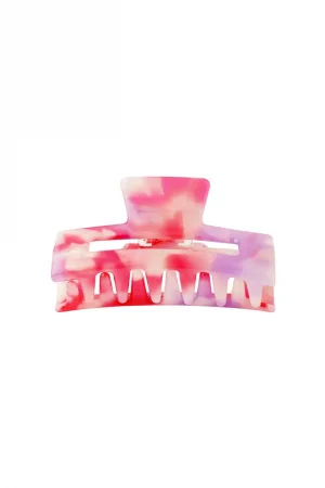 Hairclip medium rood/paars