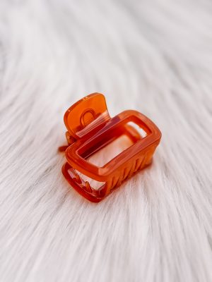 Hairclip rechthoekig terra
