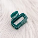 Hairclip rechthoekig groen