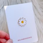 Pin madeliefje
