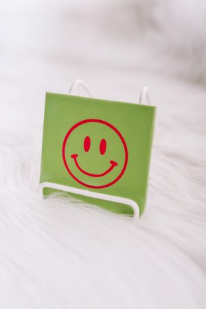 Limoen mozaïek tegel: smiley
