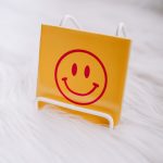Gele mozaïek tegel: smiley