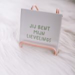 Witte mozaïek tegel: lievelings