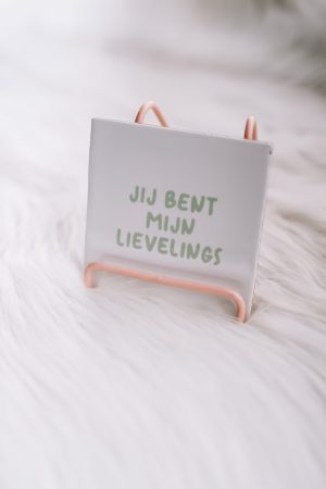 Witte mozaïek tegel: lievelings