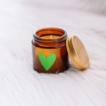 Geurkaars hartje groen