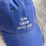 Slow sunday coffee club pet blauw