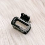 Hairclip rechthoekig zwart