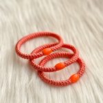 Haarrekker / armbandje zalm