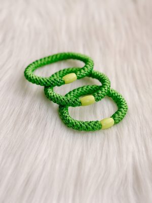 Haarrekker / armbandje lichtgroen