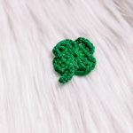 Klavertjes magneet donkergroen