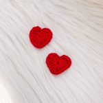 Hartjes magneet rood