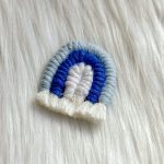 Regenboog magneet blauw tinten