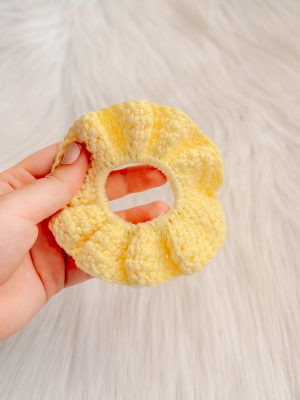 Scrunchie pastelgeel