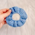 Scrunchie pastelblauw