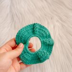 Scrunchie felgroen